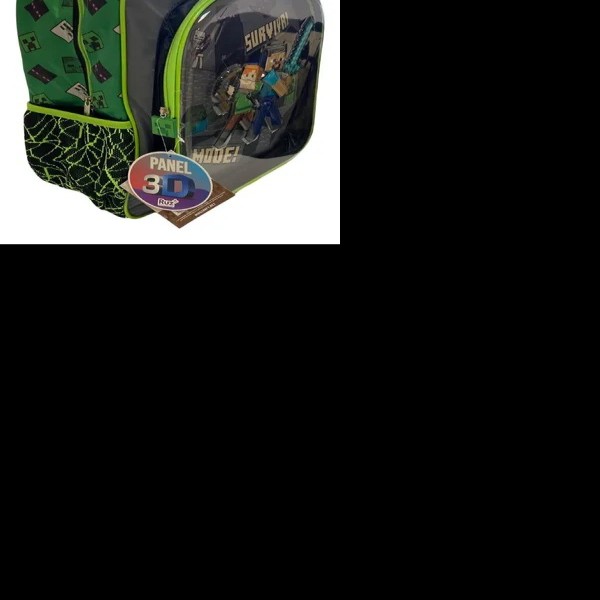 MOCHILA PRIMARIA NIÑO MINECRAFT 181028 RUZ PZA